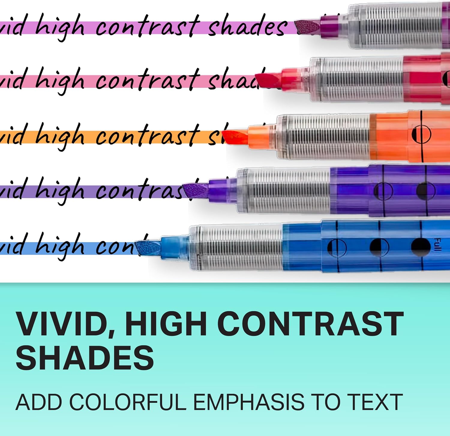 Sharpie Liquid Highlighters, Chisel Tip, Assorted Colors, 10 Count - Journaling, School, Study Supplies - Image 5